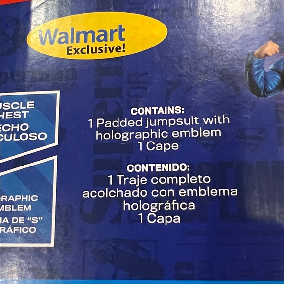 Superman Costume Toddlers size 2T - Picture 3 of 5